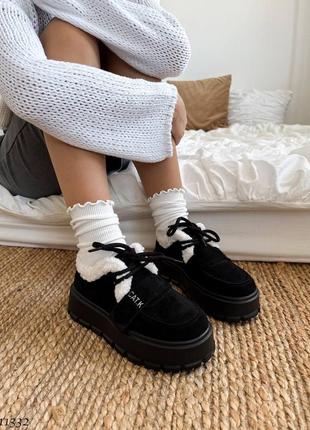 Сноубутси з хутром teddy