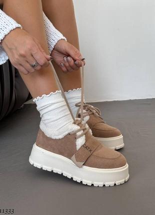 Сноубутси з хутром teddy