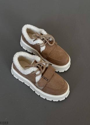 Сноубутси з хутром teddy