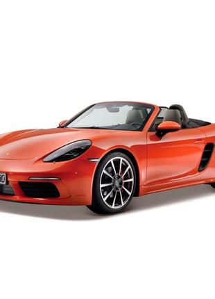 Автомодель bburago porsche 718 boxster 1:32 (18-43049)