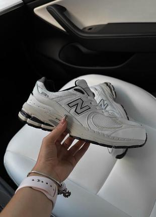 Брендовые женские кроссовки new balance 2002r white beige * pinapd