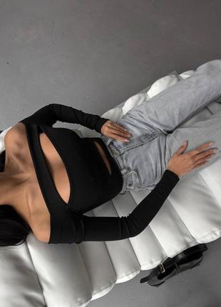 Боди с вырезом2 фото