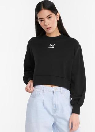 Толстовка ,свитшот с объемными рукавами от puma