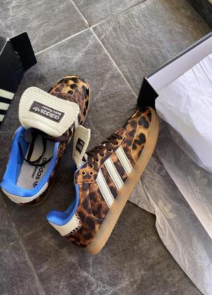 Adidas samba x wales bonner leopard brown