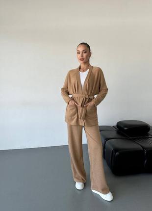 Женский теплый ангоровый костюм