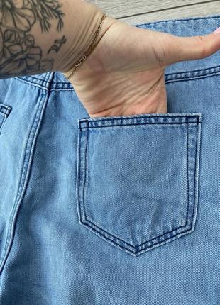 Широкие джинсовые женские капри7 фото