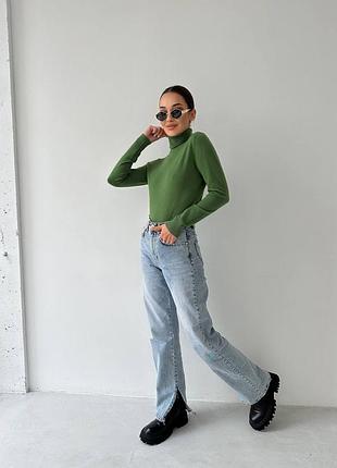 Кашемировый гольф 42-48 хаки