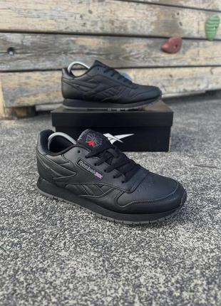 Кросівки reebok fighter classic (all black)