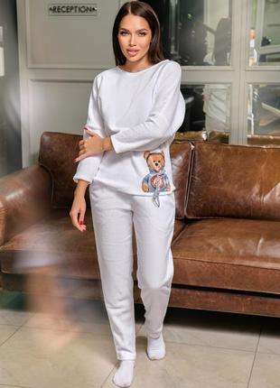 Піжама жіноча тепла флісова3 фото