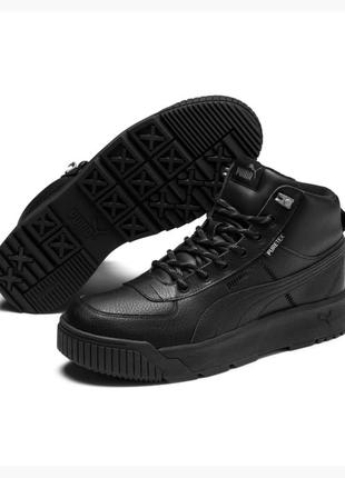 Демісезонні шкіряні високі кросівки puma 40,5 26 см