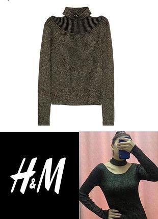 Стильний теплий джемпер із чокером divided by h&m етикетка