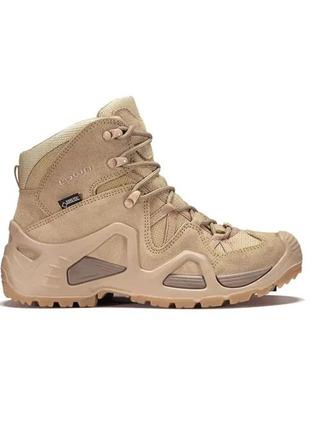 Жіночі тактичні черевики lowa zephyr gtx mid tf ws desert пісочні світло-коричневі пустеля eu37 uk4