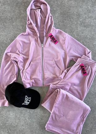 Велюровий спортивний костюм9 фото