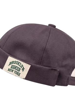 Кепка без козырька / шапка бини / docker cap / докерка  brooklyn new york