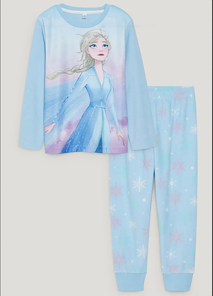 Флисовая пижама c&amp;a для девочки