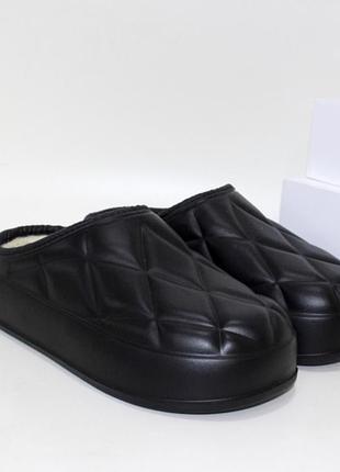 Женские калоши на меху без задника