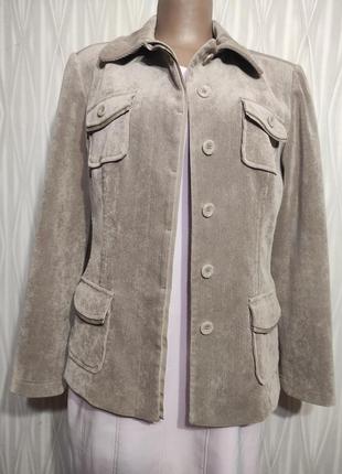 Женский вельветовый жакет/куртка.