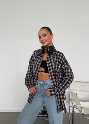 Желательная рубашка в клетку