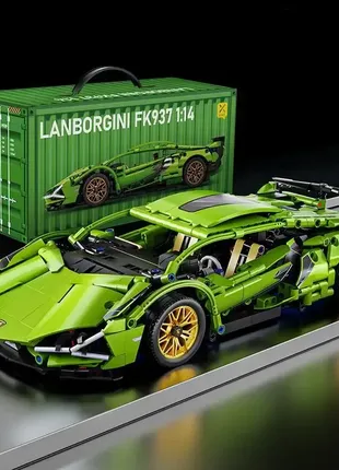 Конструктор lamborghini sian fk937 на 1280 деталей у масштабі 1:14
