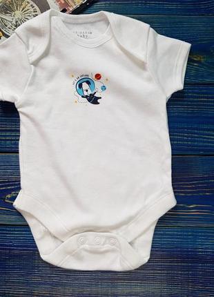 Бодик для хлопчика новонародженого на 0-3 місяці primark