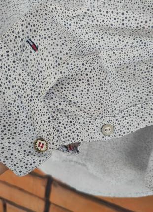 Tommy hilfiger тонкая женская блуза, вискоза3 фото