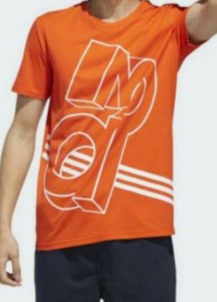 Футболка мужская adidas orange faw 3d