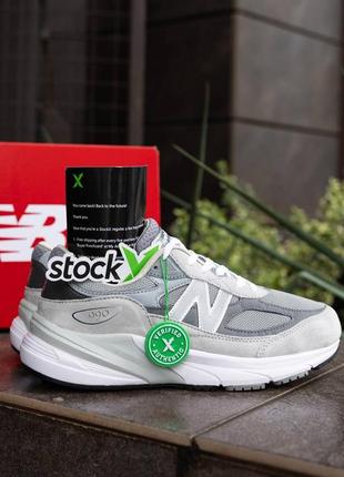 Кроссовки new balance 990v6 grey white