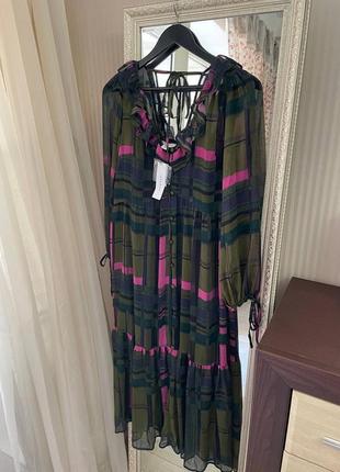 Свободное яркое платье topshop сукня zara