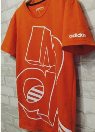 Футболка мужская adidas orange faw 3d