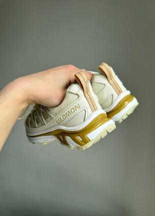 Жіночі кросівки salomon xt-6 white/gold3 фото