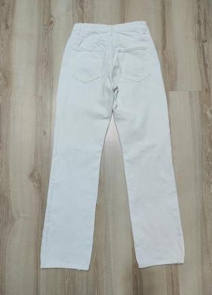 Високі щільні джинси палаццо, прямі щільні джинси zara розмір xs-s7 фото
