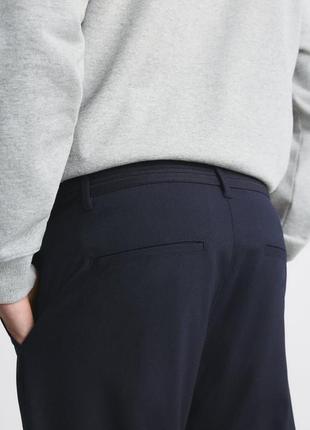 Мужские брюки zara удобного узкого кроя4 фото