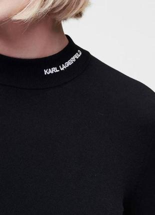 Водолазка karl lagerfeld біла чорна 2