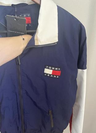 Новая женская куртка ветровка s tommy hilgfiger touch jeans6 фото