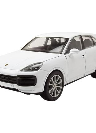 Автомодель welly porsche cayenne turbo 1:24 біла (24092w/24092w-2)