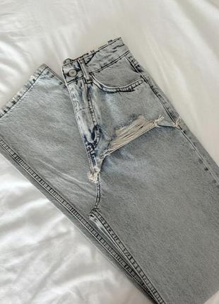 Трендовые джинсы палаццо5 фото