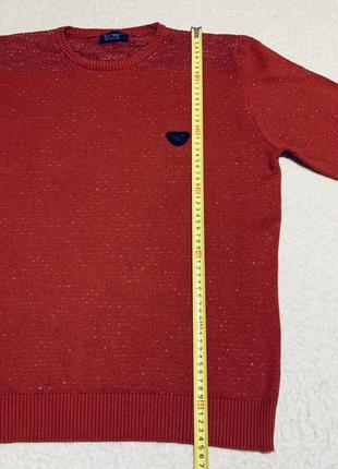Мега стильный джемпер хлопковый  свитер кофта armani jeans (италия)5 фото