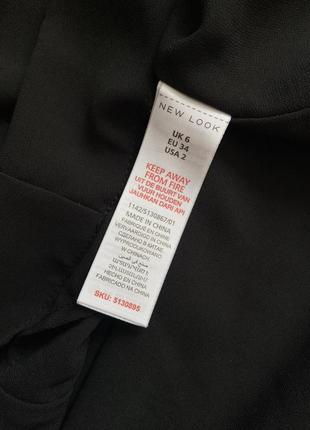 Базовий чорний топ блуза на тонких бретельках new look розмір хс-с4 фото
