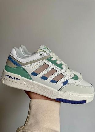 Adidas drop step beige grey green1 фото