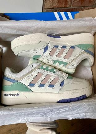 Adidas drop step beige grey green5 фото