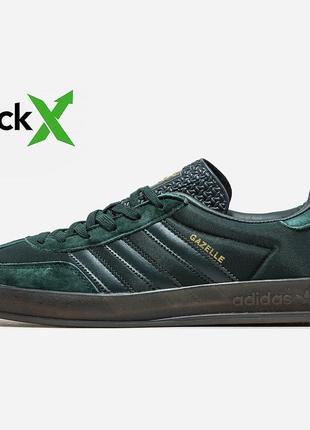 1010 adidas gazelle indoor green 40