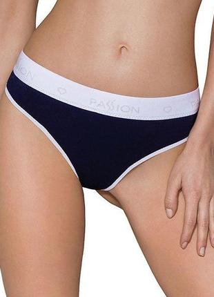 Спортивные трусики-стринги passion ps007 panties navy blue, size xl 777store.com.ua