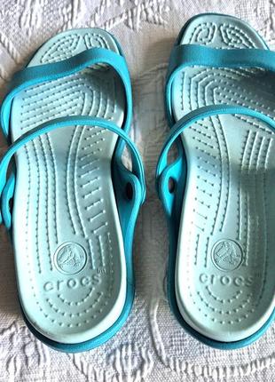 Жіночі зручні шльопанці сандалії оригінал crocs sandals4 фото