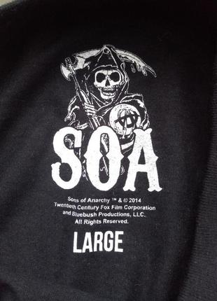 Оригинал. новая футболка sons of anarchy. 2014 год.3 фото