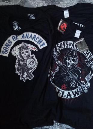 Оригинал. новая футболка sons of anarchy. 2014 год.4 фото