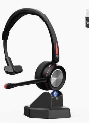 Безпровідна bluetooth гарнітура/ мононавушники для кол-центру mairdi mrd-ad003