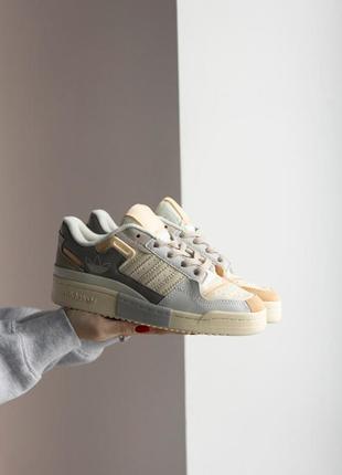 Кросівки в стилі adidas forum beige ginder