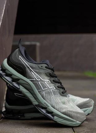 Мужские кроссовки asics gel-kinsei blast le linchen green white3 фото