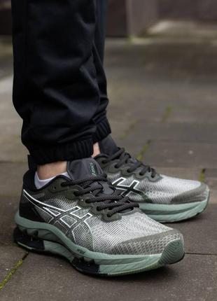 Мужские кроссовки asics gel-kinsei blast le linchen green white7 фото