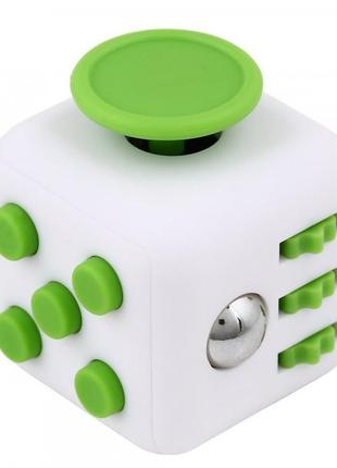 Іграшка антистрес moltis fidget cube white-green